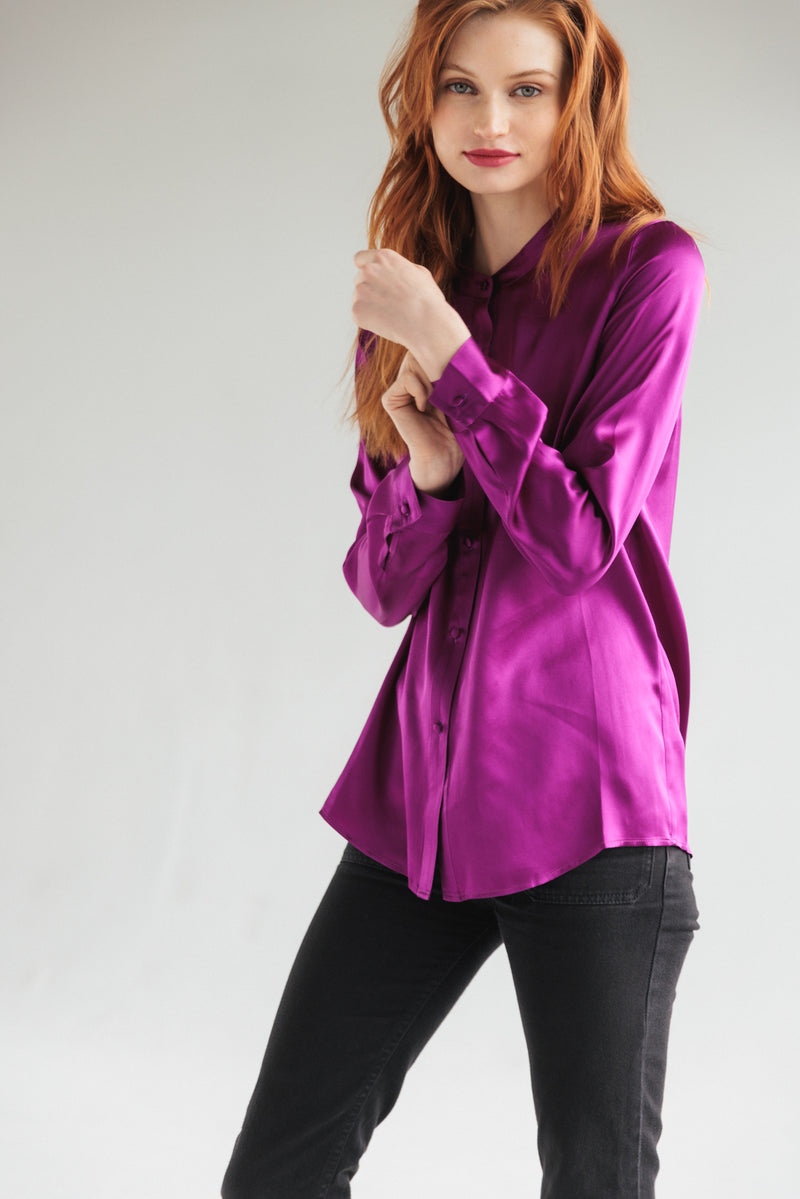 Laura Blouse - Electric Orchid