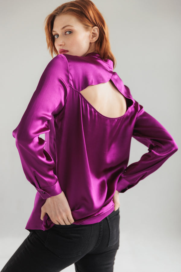 Laura Blouse - Electric Orchid