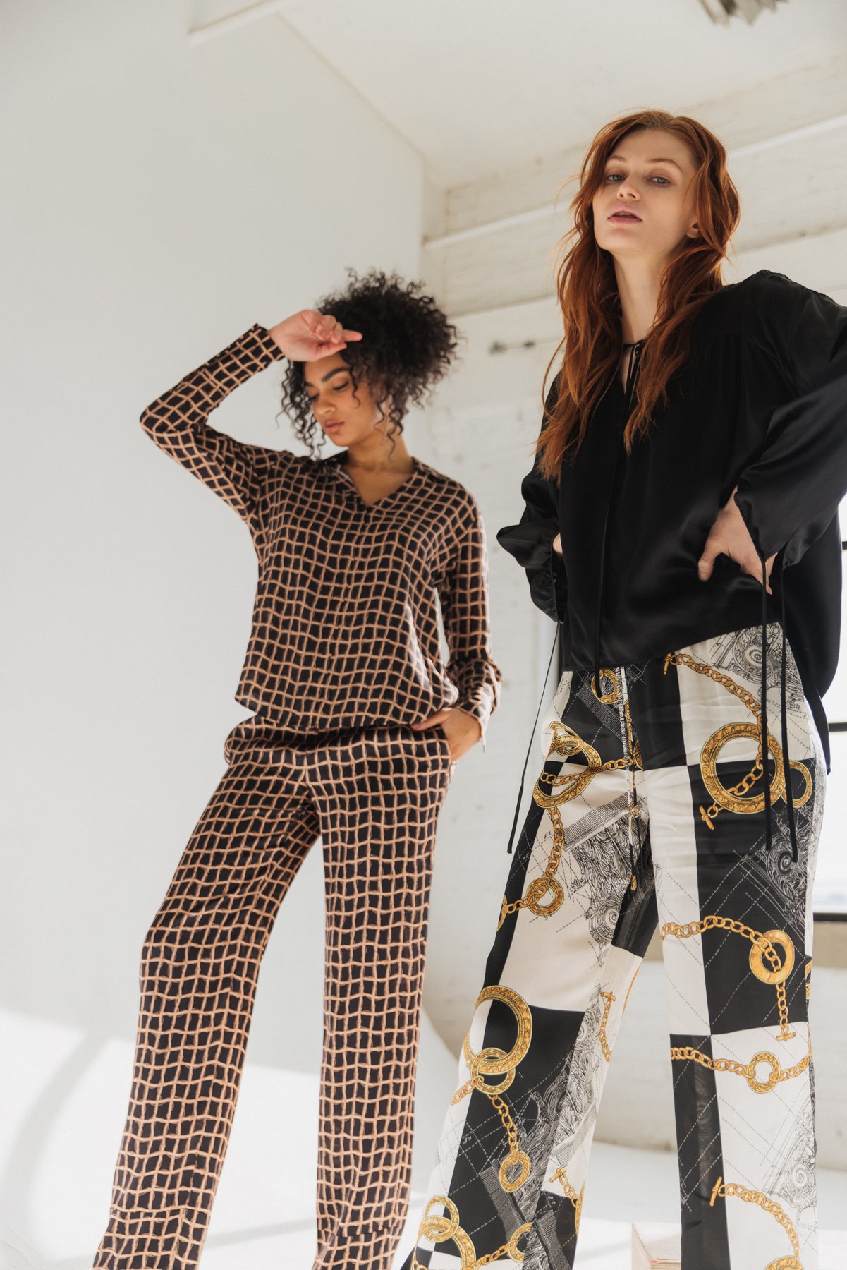 Parisa Silk Pant - Recoleta