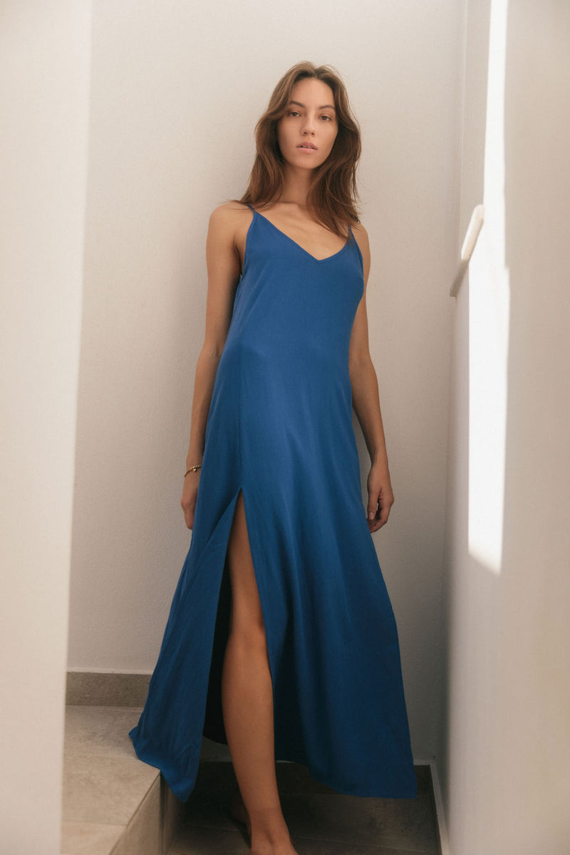 Athena Dress - Blue