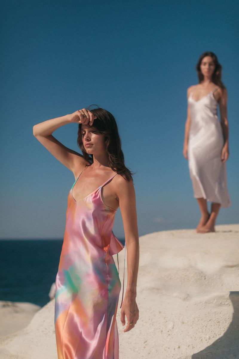 Emma Slip Dress - Pink Prism