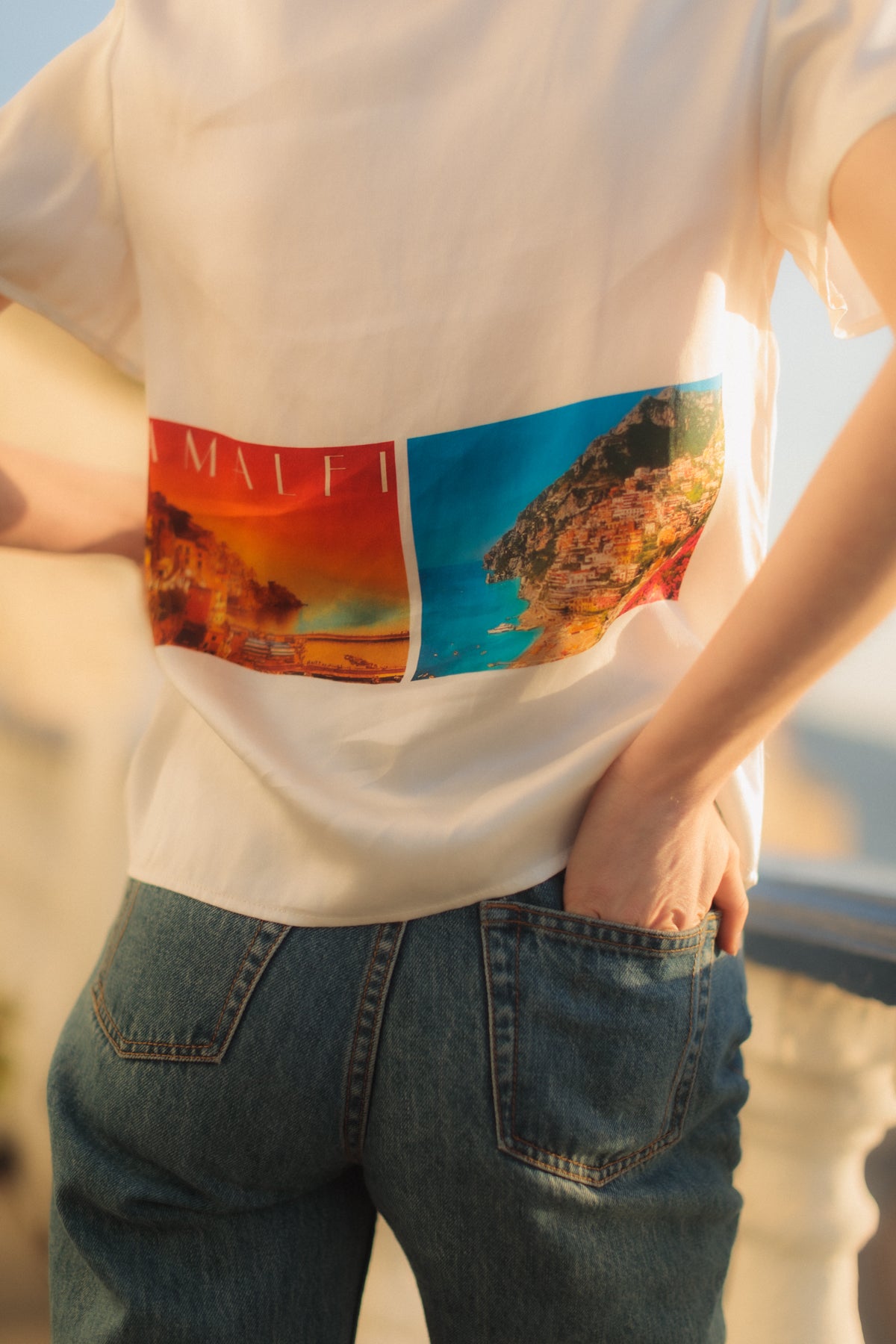 Postcard Tee - Amalfi Coast