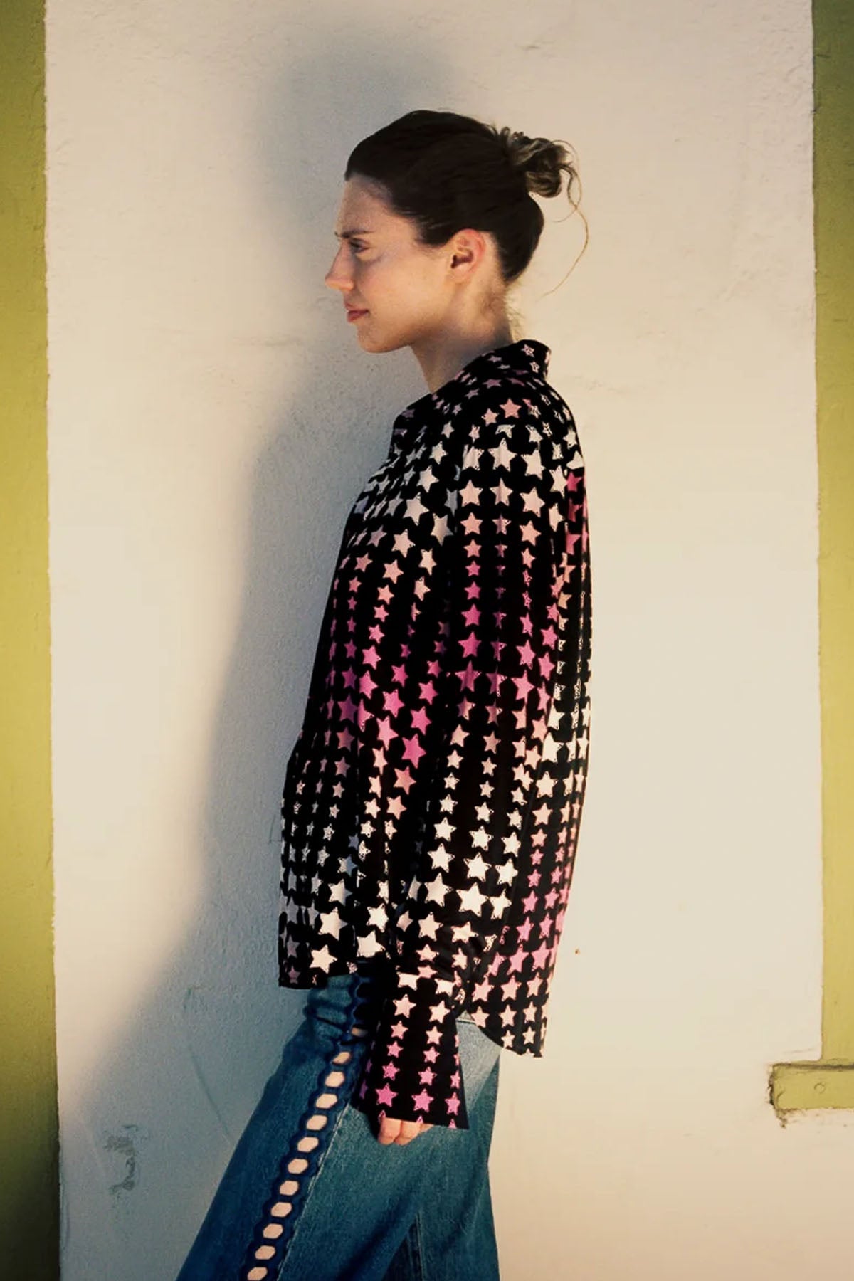 Sophie Blouse - Pink Stars