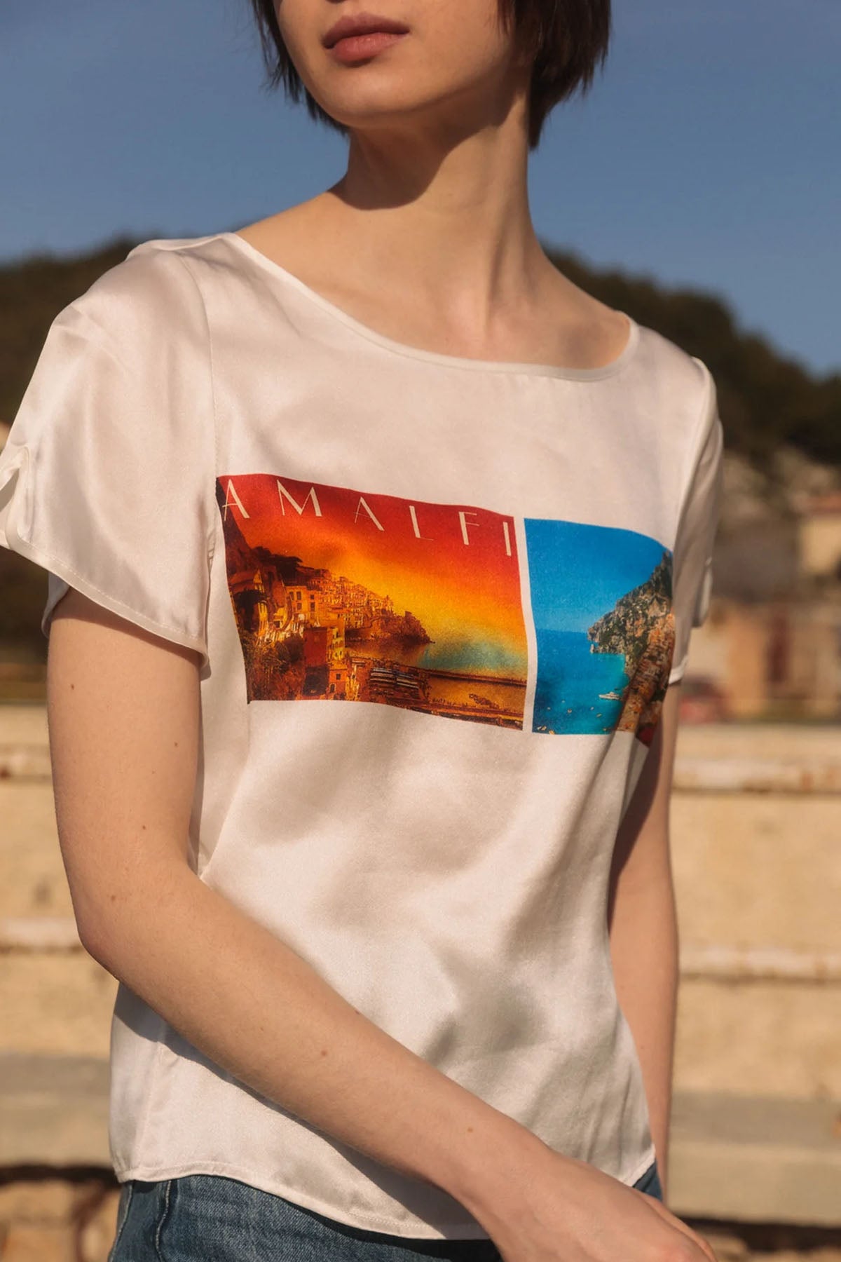 Postcard Tee - Amalfi Coast