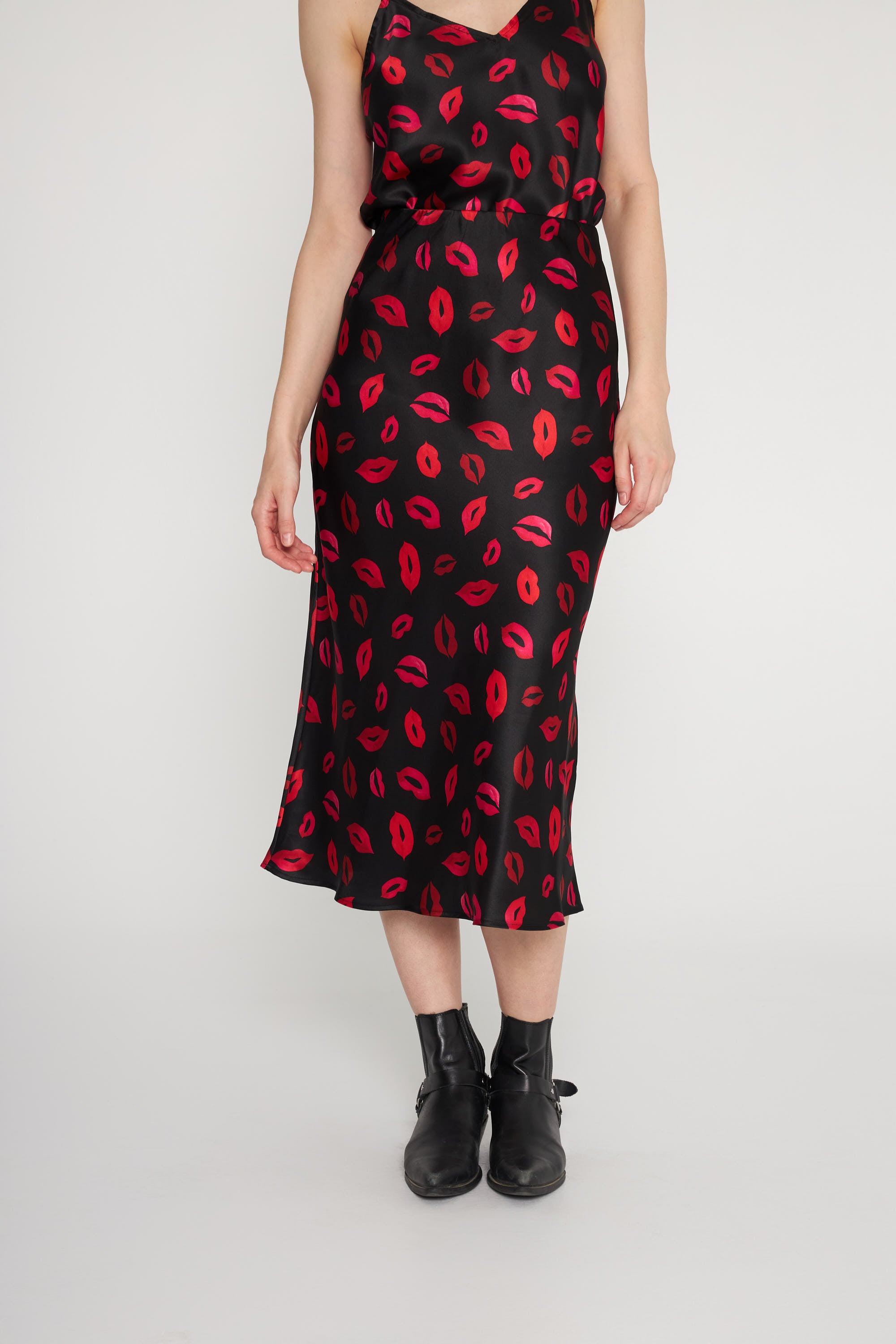 Siena Slip Skirt - Parisian Lip
