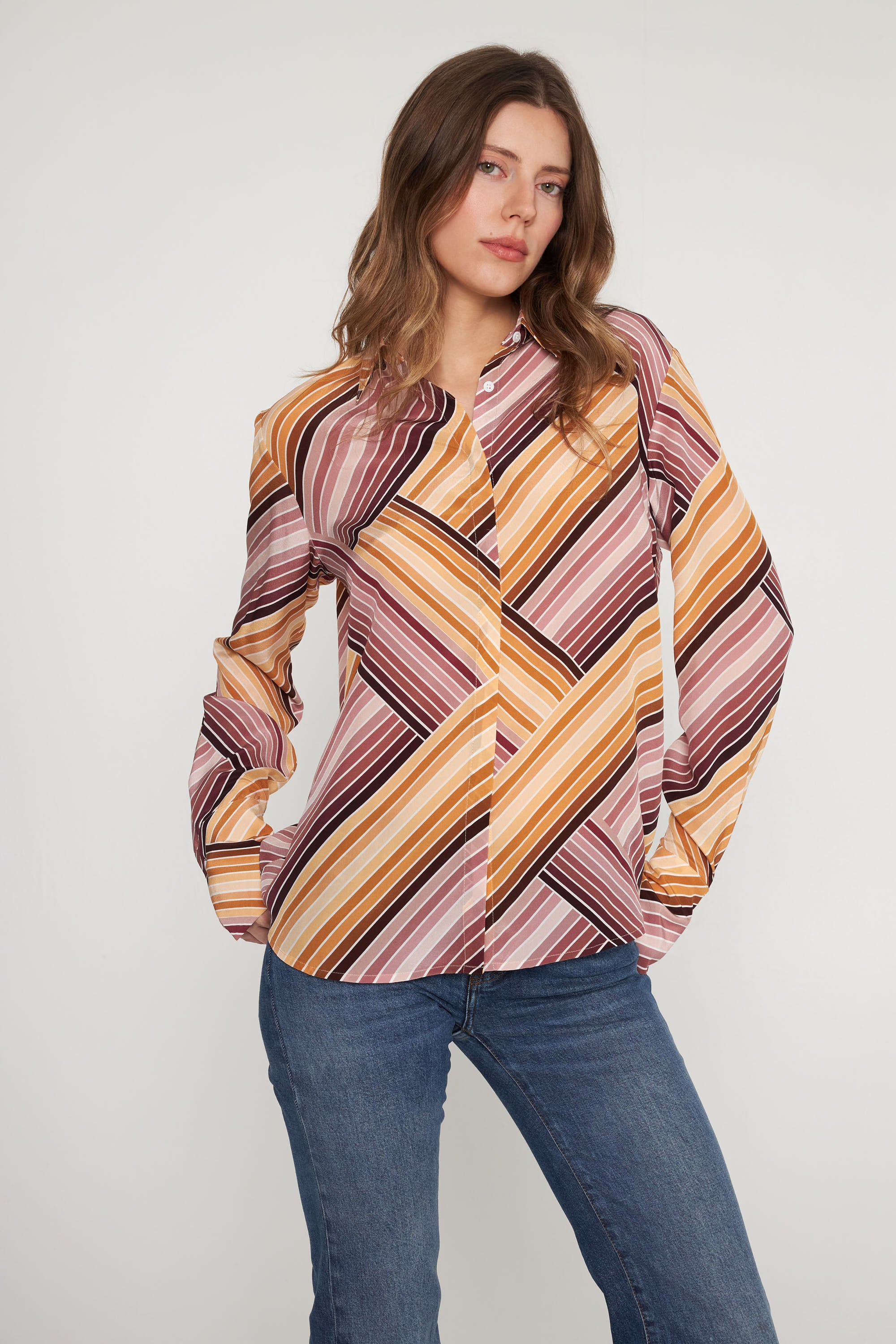 Sophie Blouse - Bardot Stripe