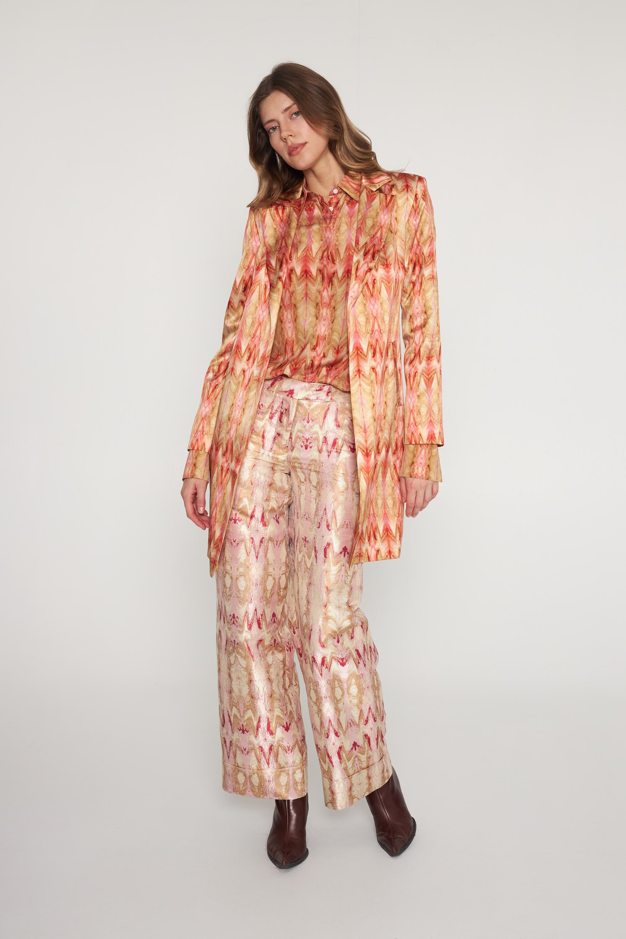 Jacquard Stella Pant - Tourmaline