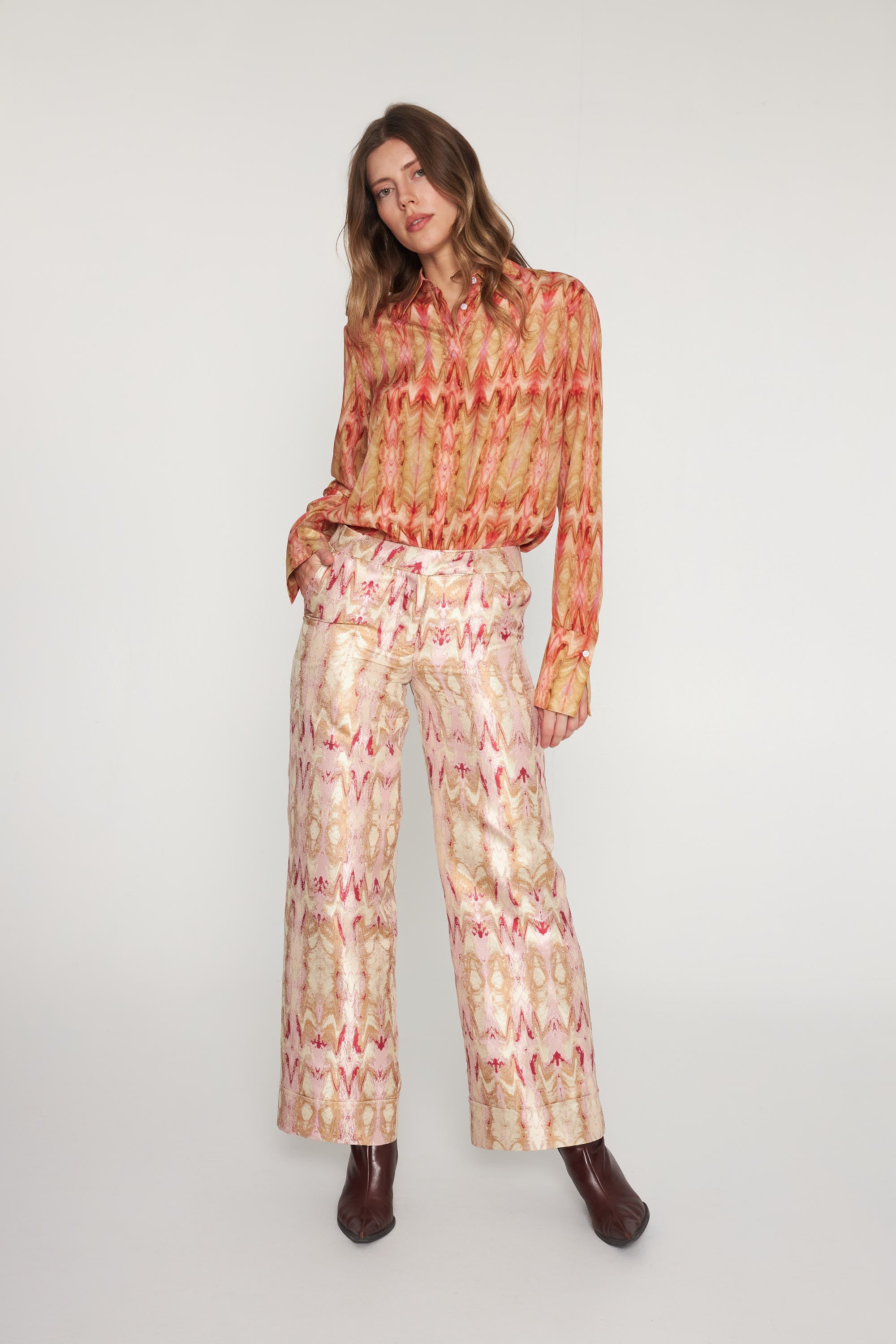 Jacquard Stella Pant - Tourmaline
