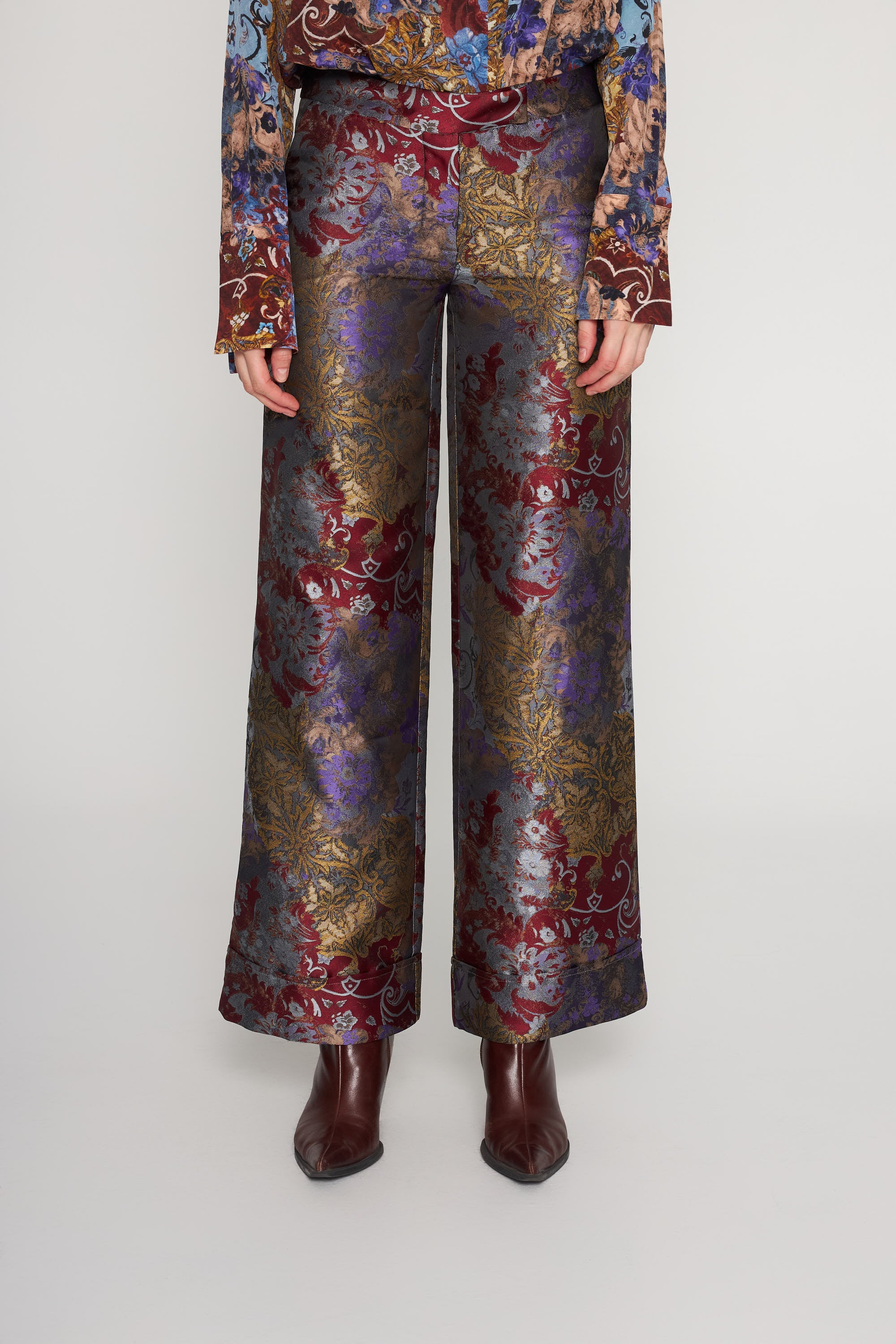 Jacquard Stella Pant - Paisley Patchwork