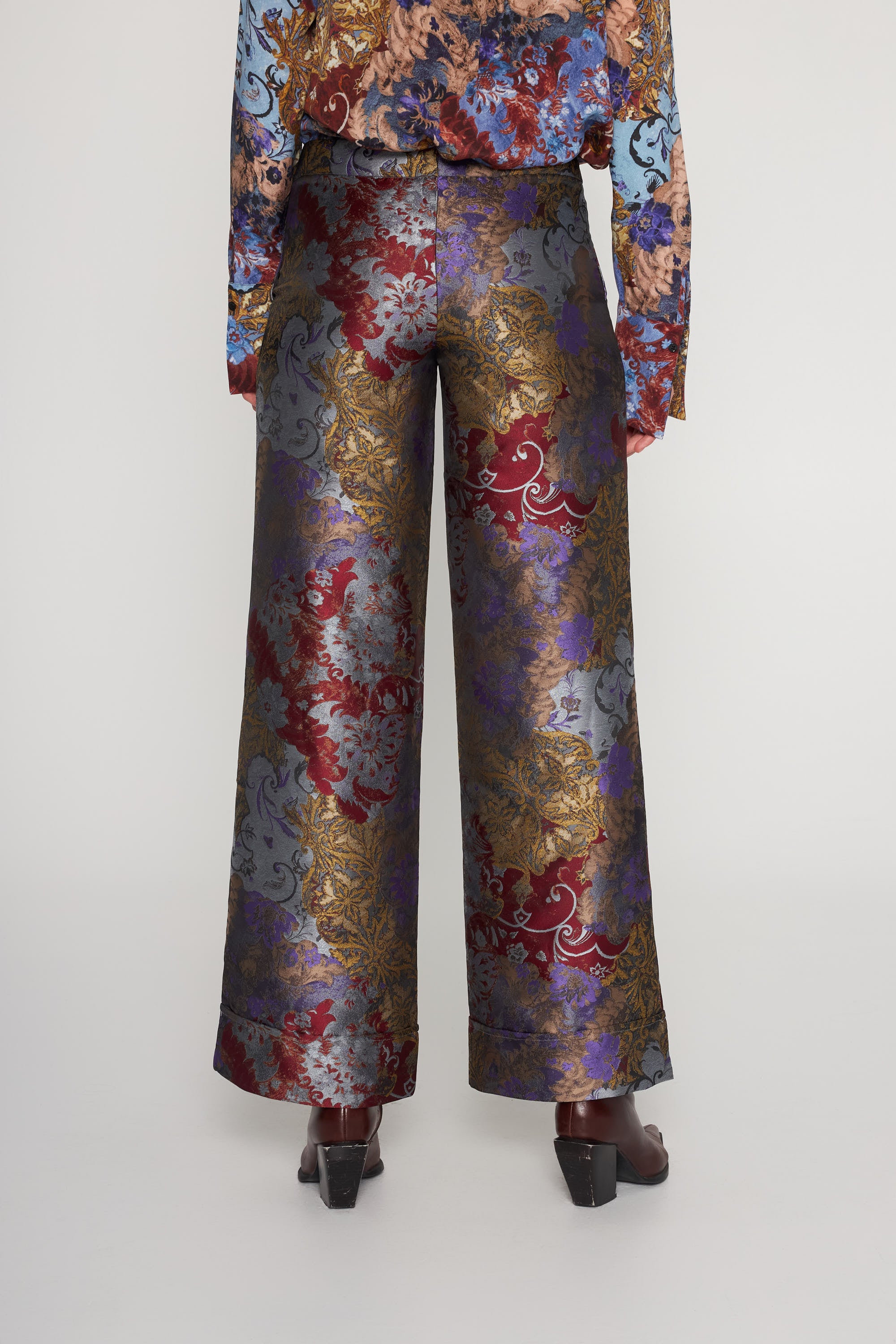 Jacquard Stella Pant - Paisley Patchwork