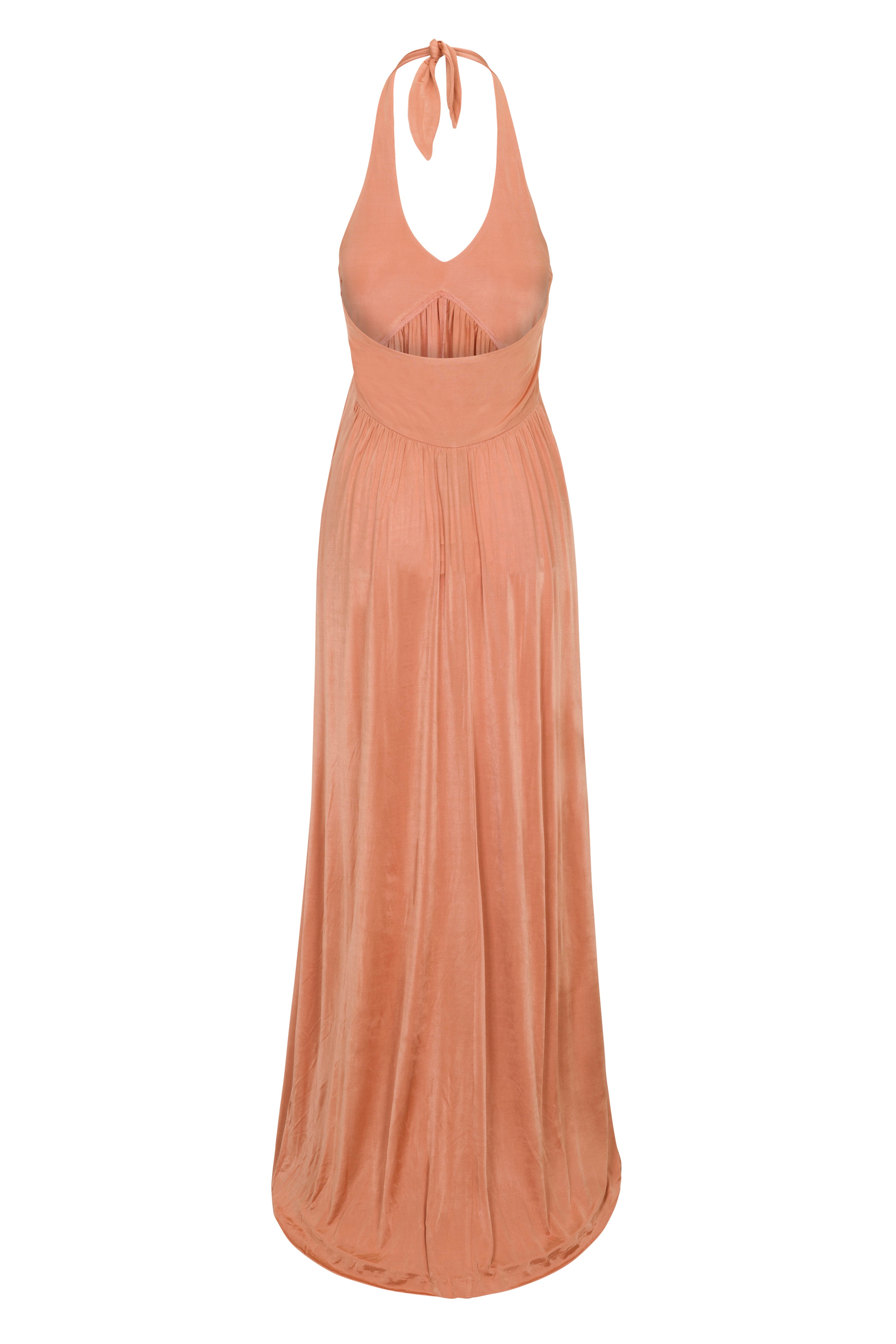 Anna Halter Dress - Blush
