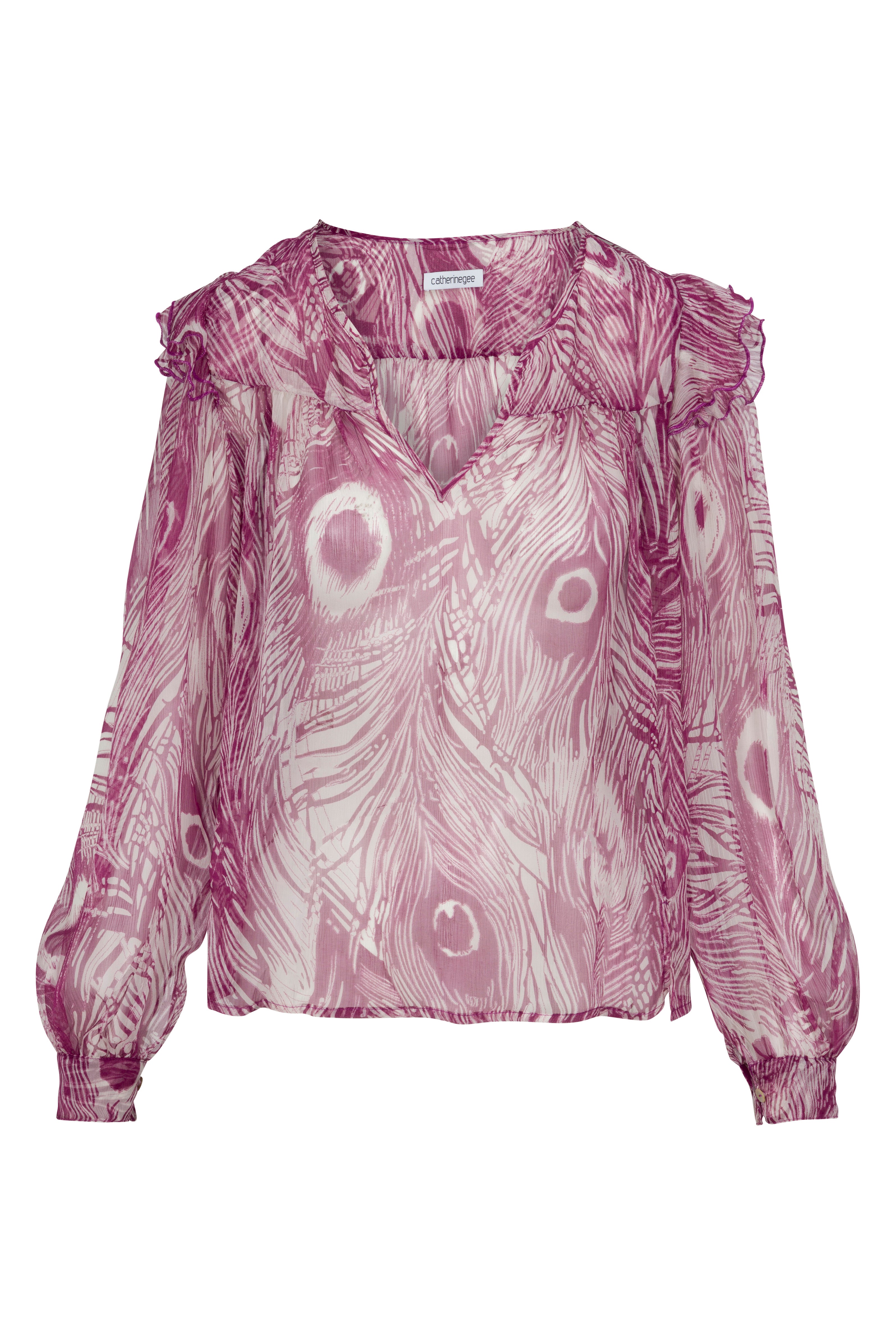 Catya Blouse - Peacock