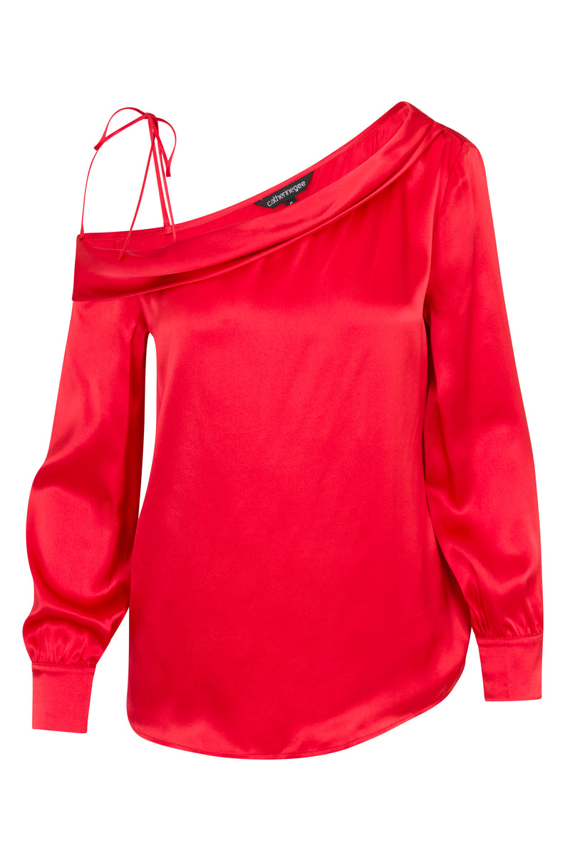 Phoebe Blouse - High Risk Red