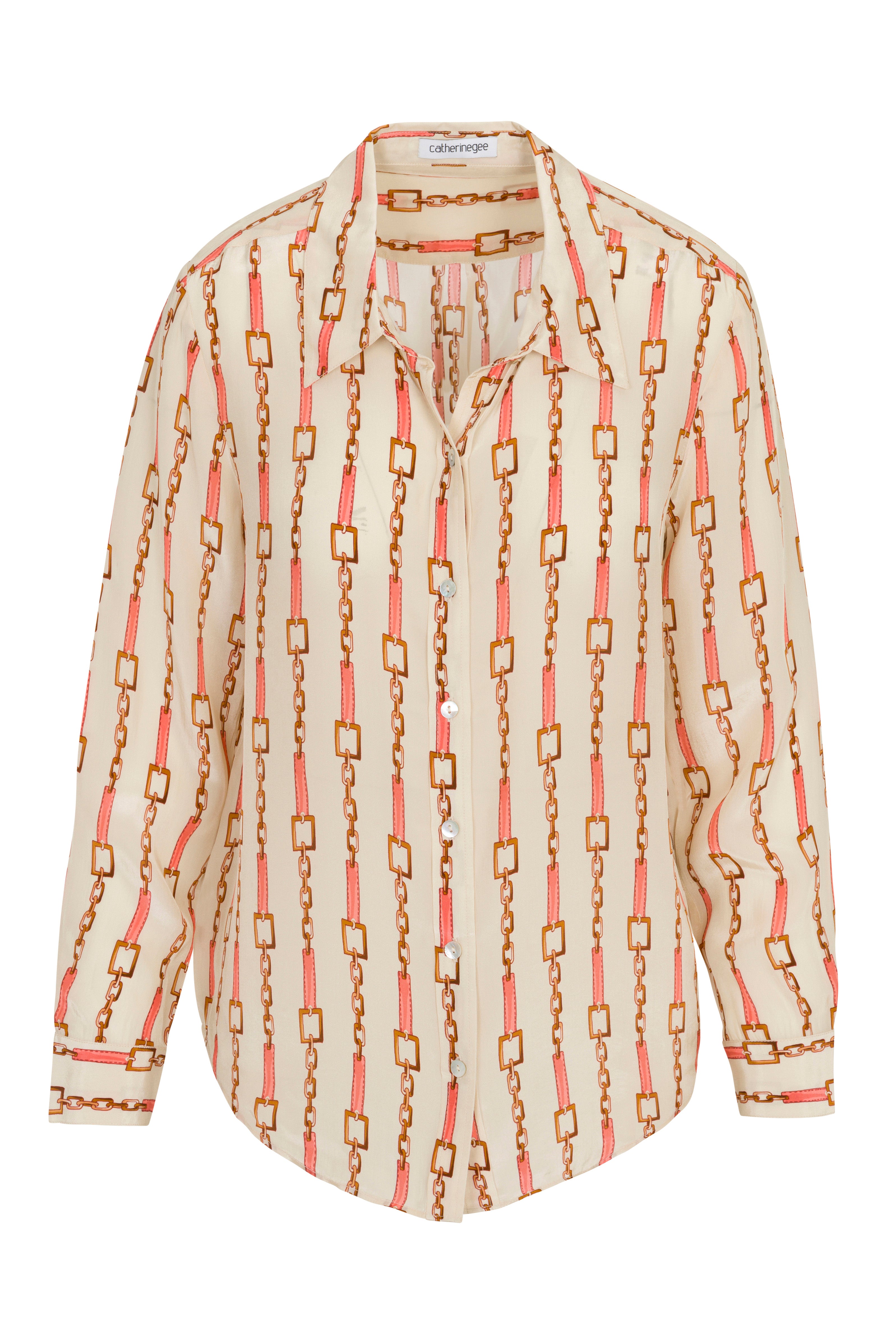 Sage Blouse - Coral Chain