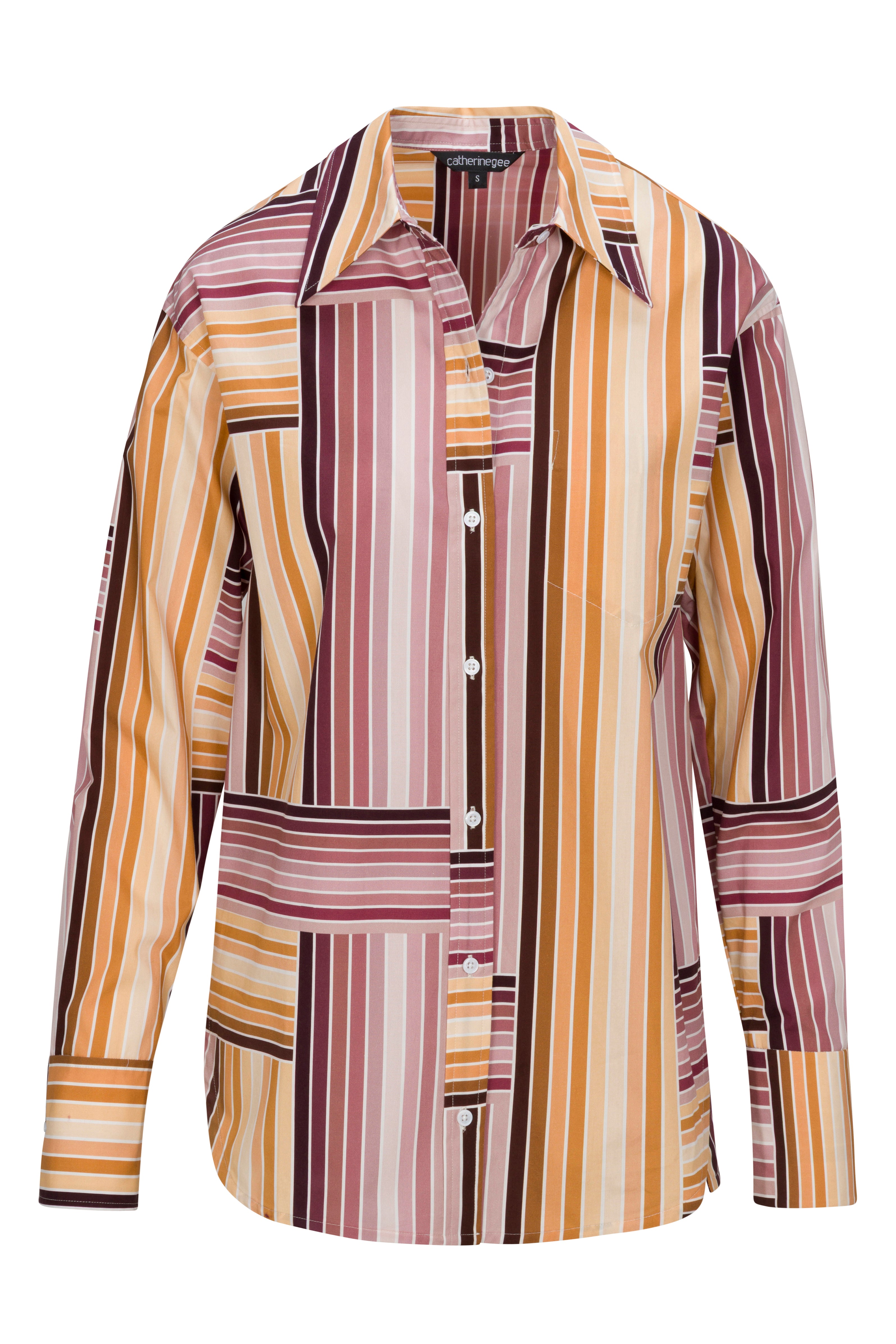 Eli Boyfriend Blouse - Bardot Stripe