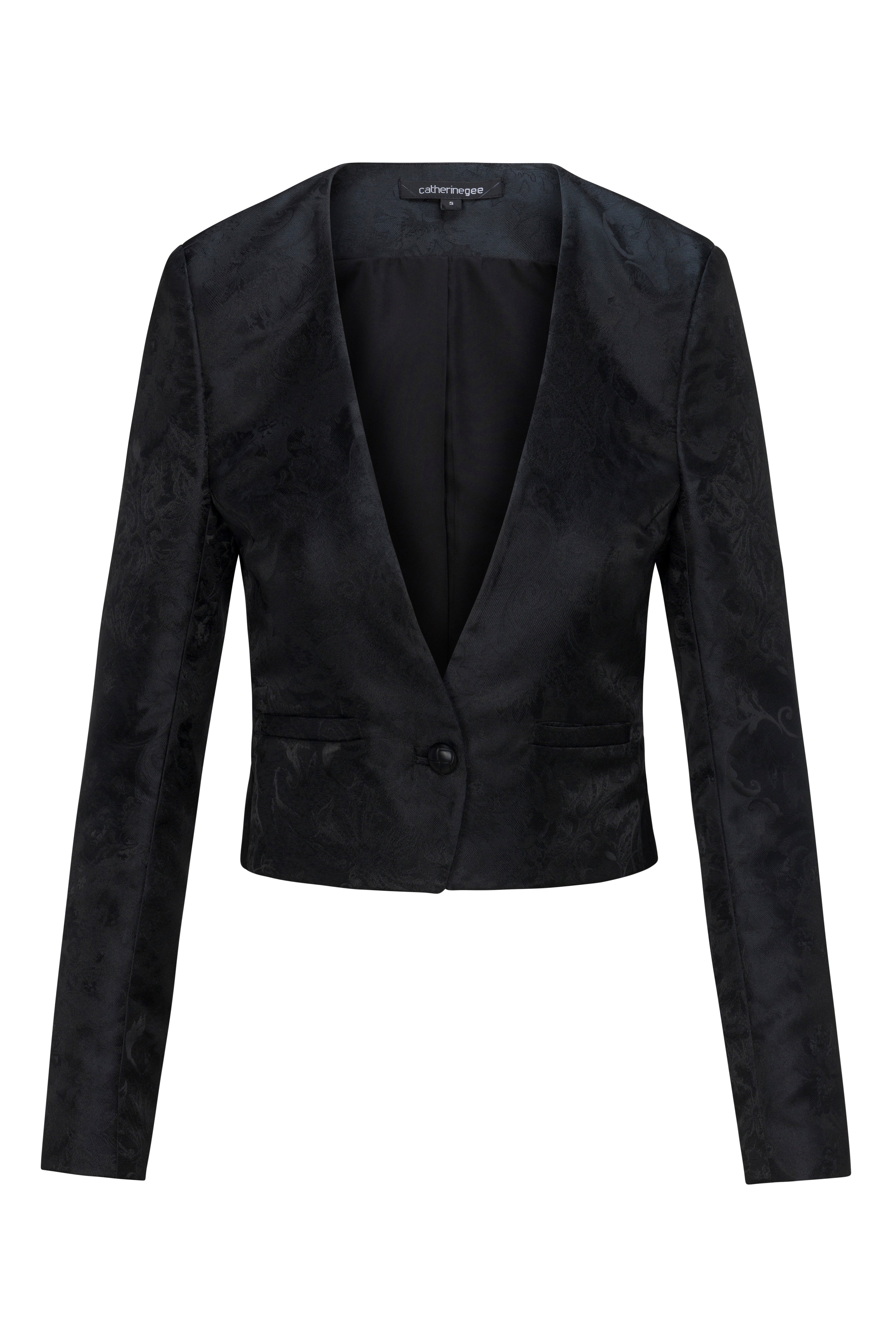 Izzy Cropped Jacket - Black