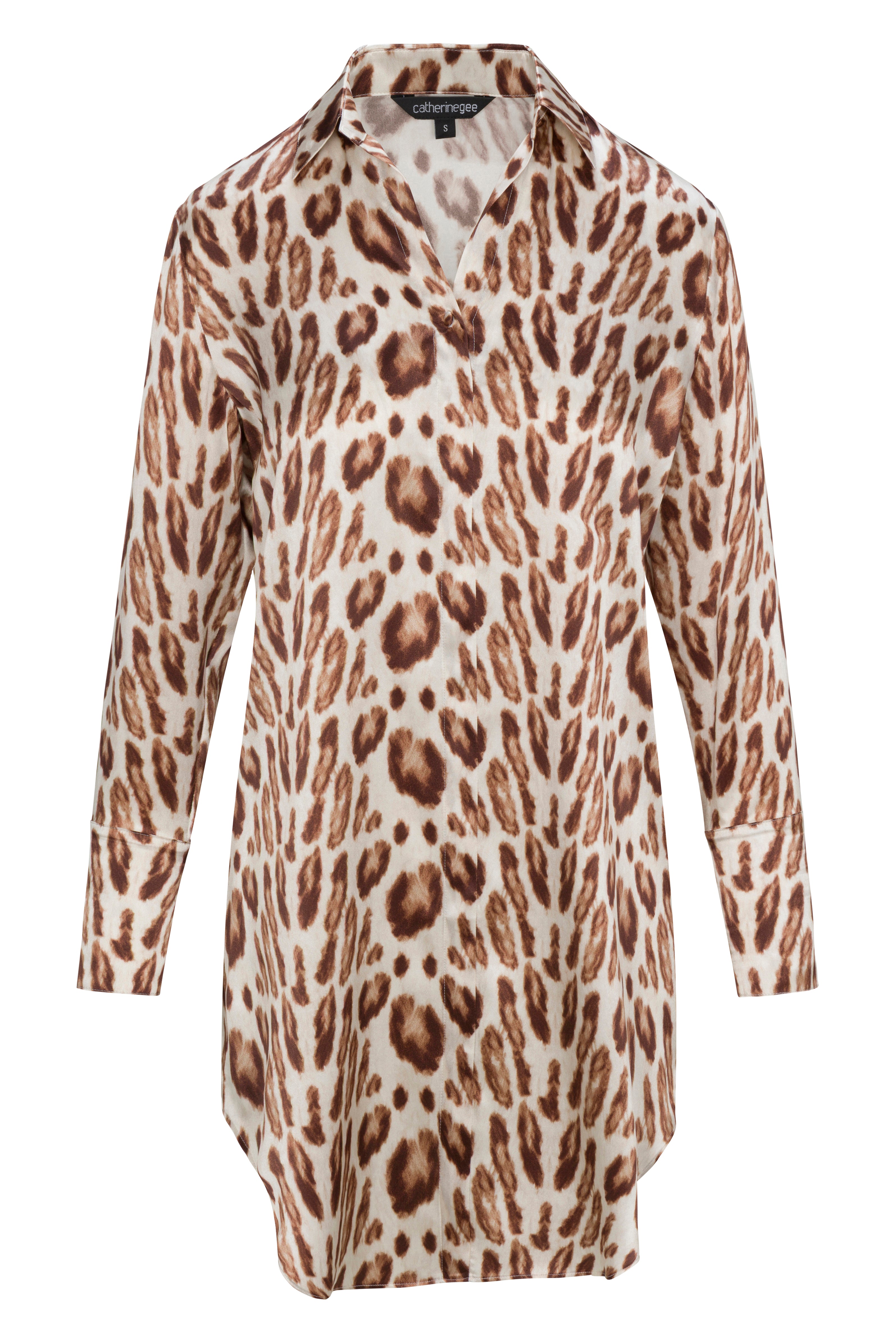 Daria Dress - Oat Leopard