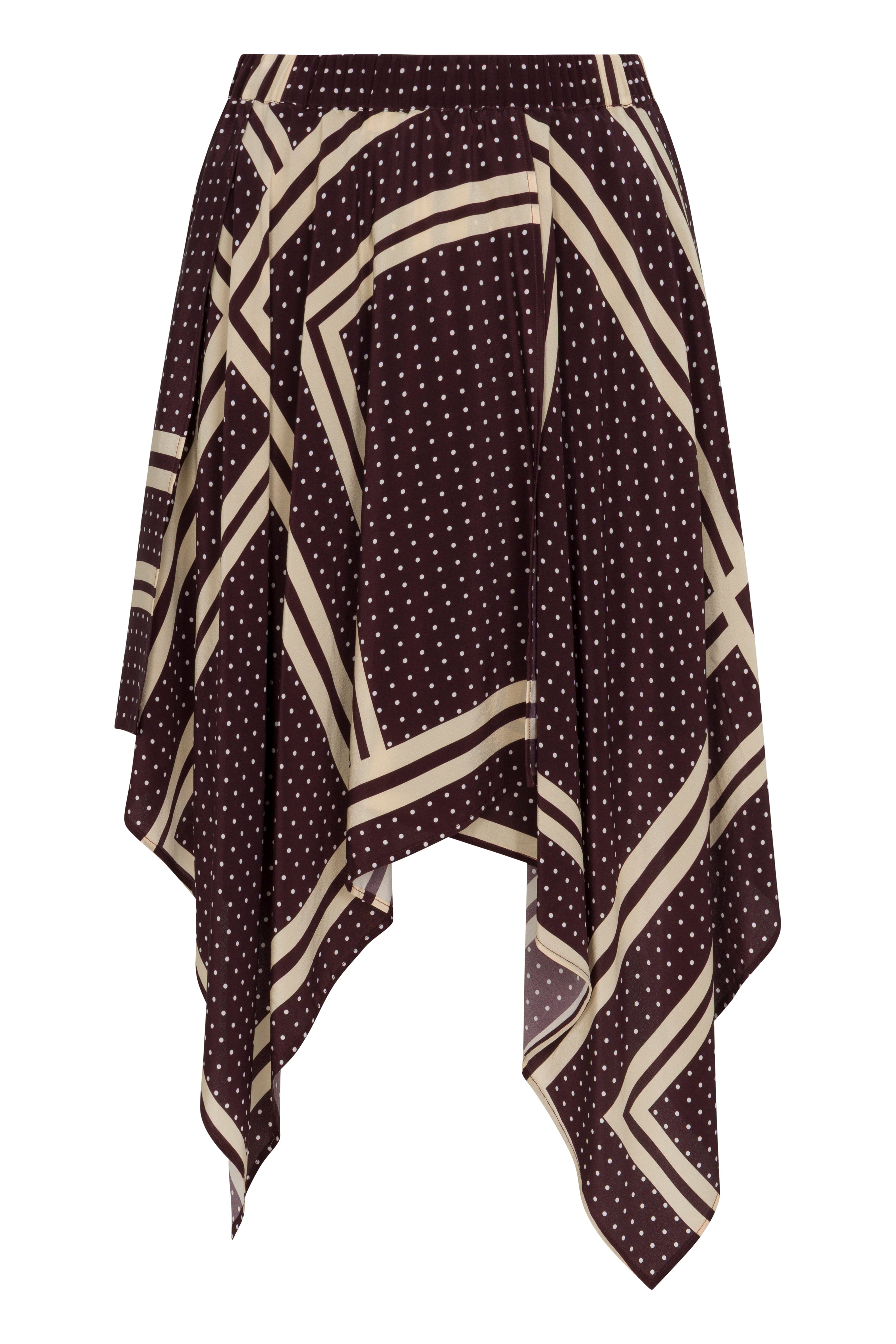 Bias Cut Skirt - Bardot Polka