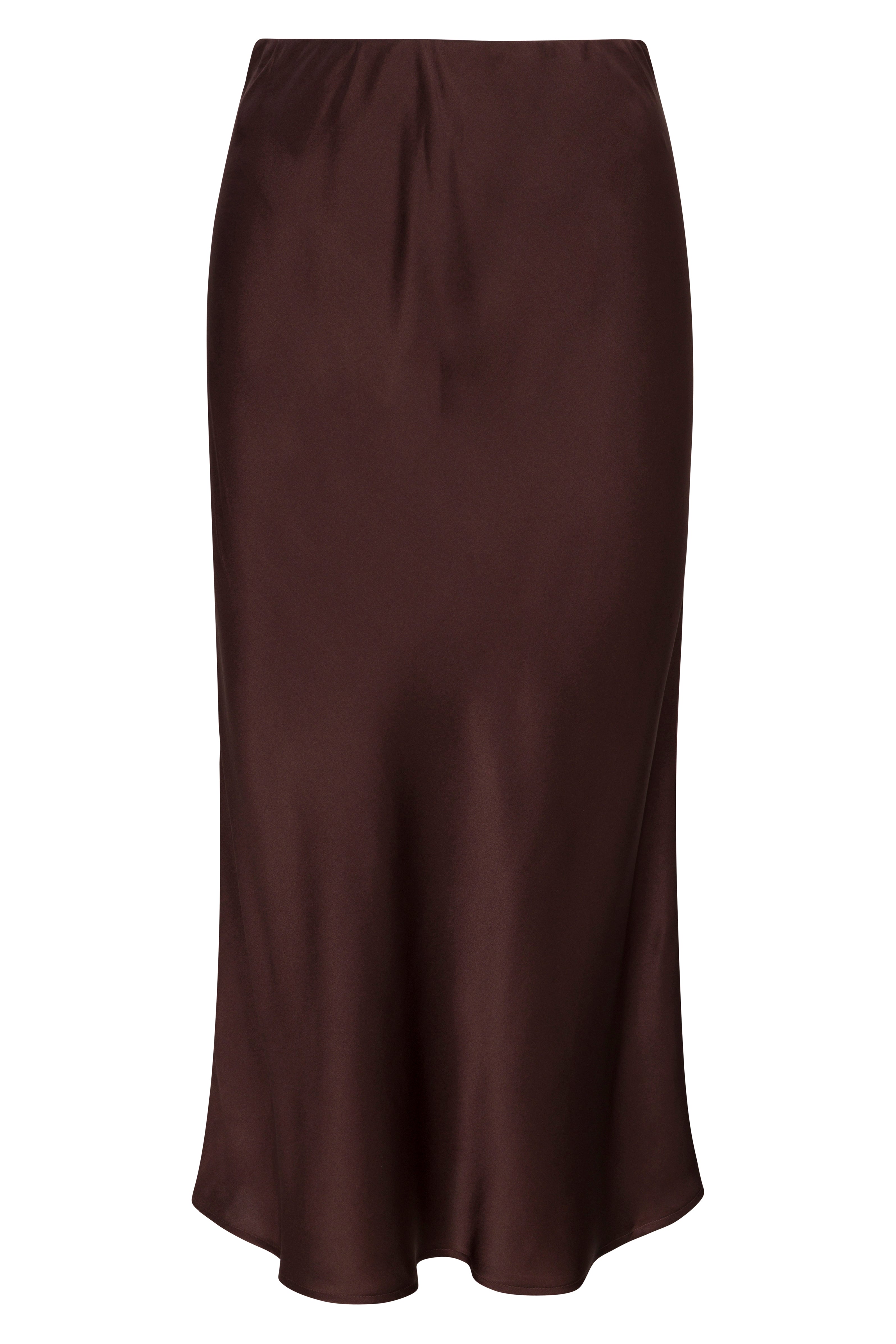 Siena Slip Skirt - Brown