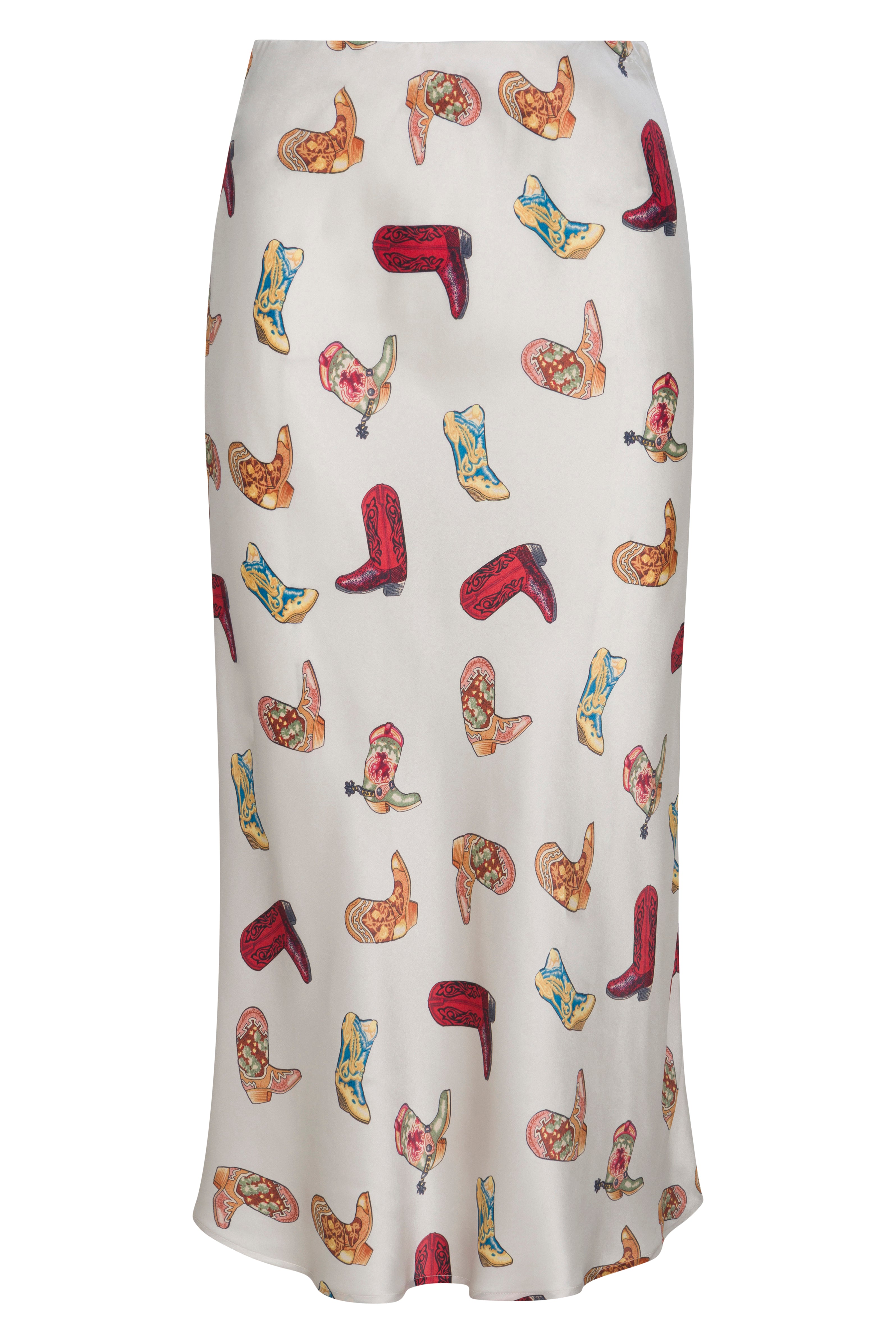 Siena Slip Skirt - Silver Boots