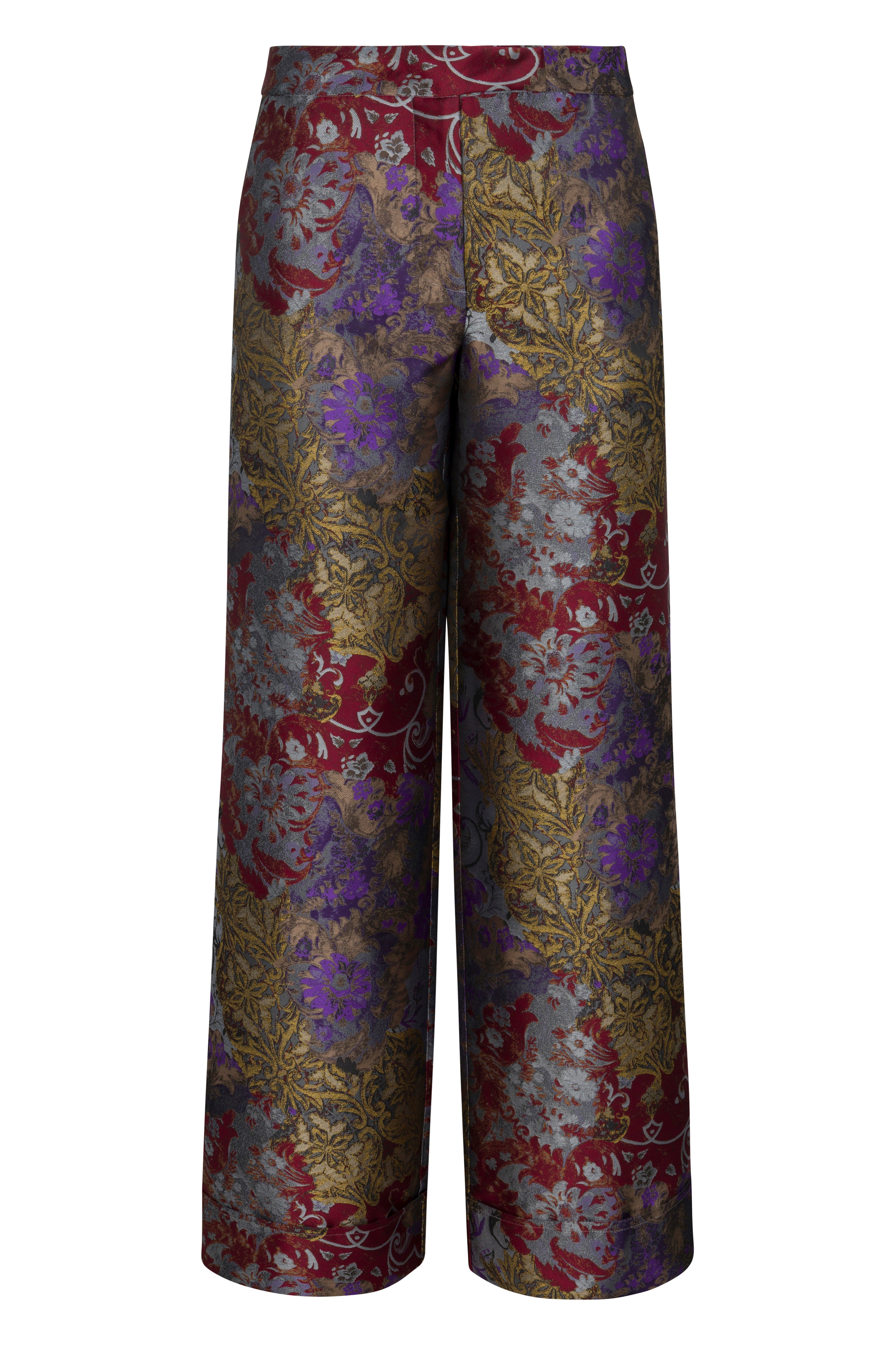 Jacquard Stella Pant - Paisley Patchwork
