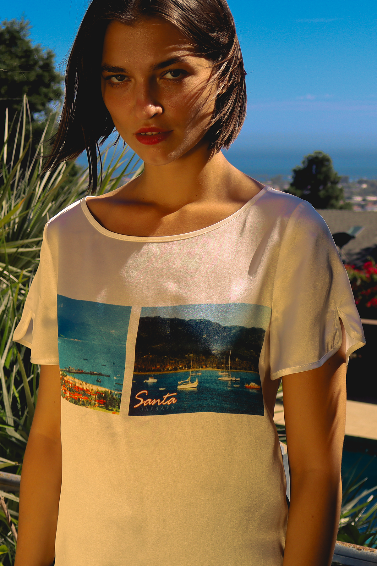 Postcard Tee - Santa Barbara