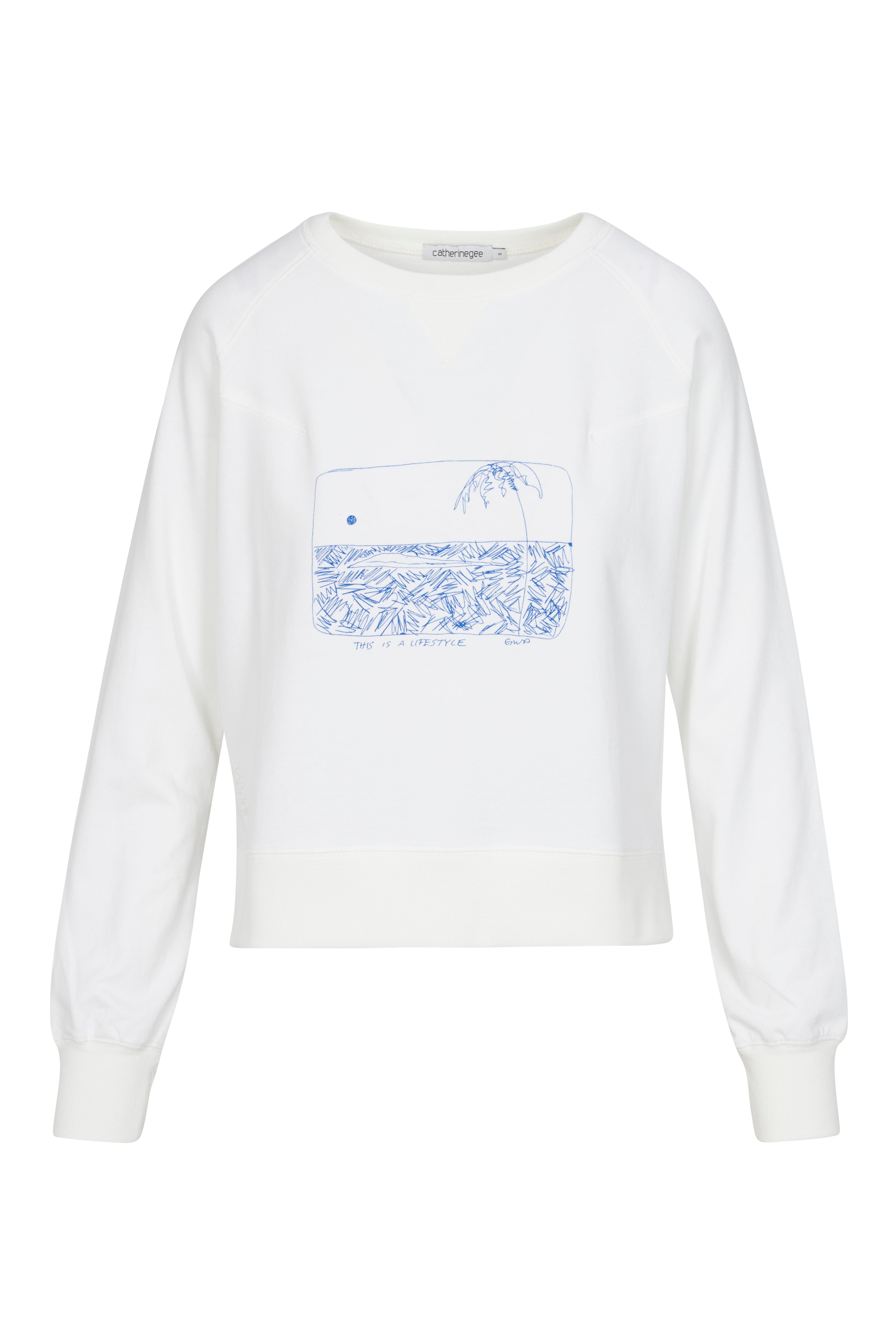 Embroidered Sweatshirt - This is a Lifestyle