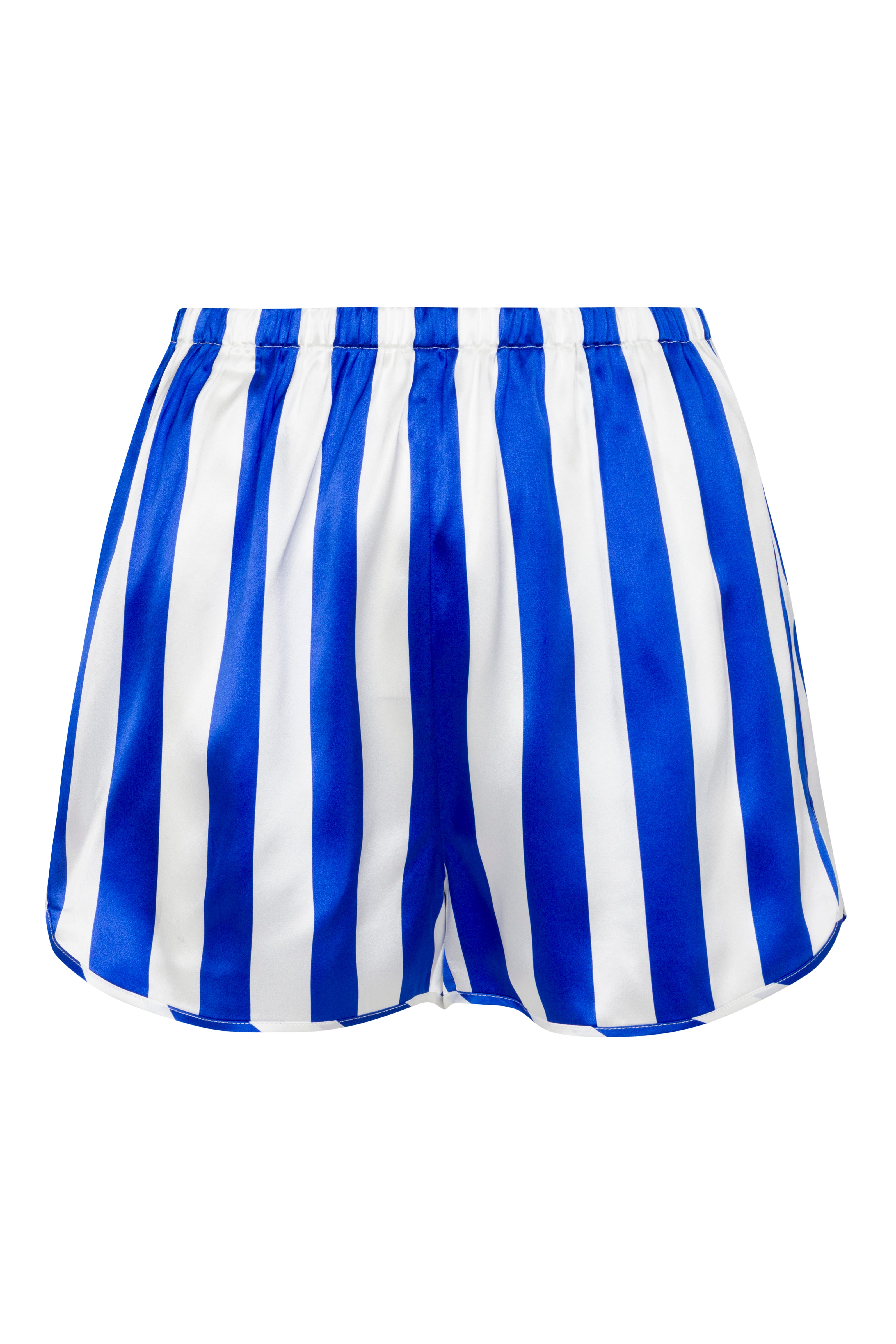 Silk Short - Blue Stripe