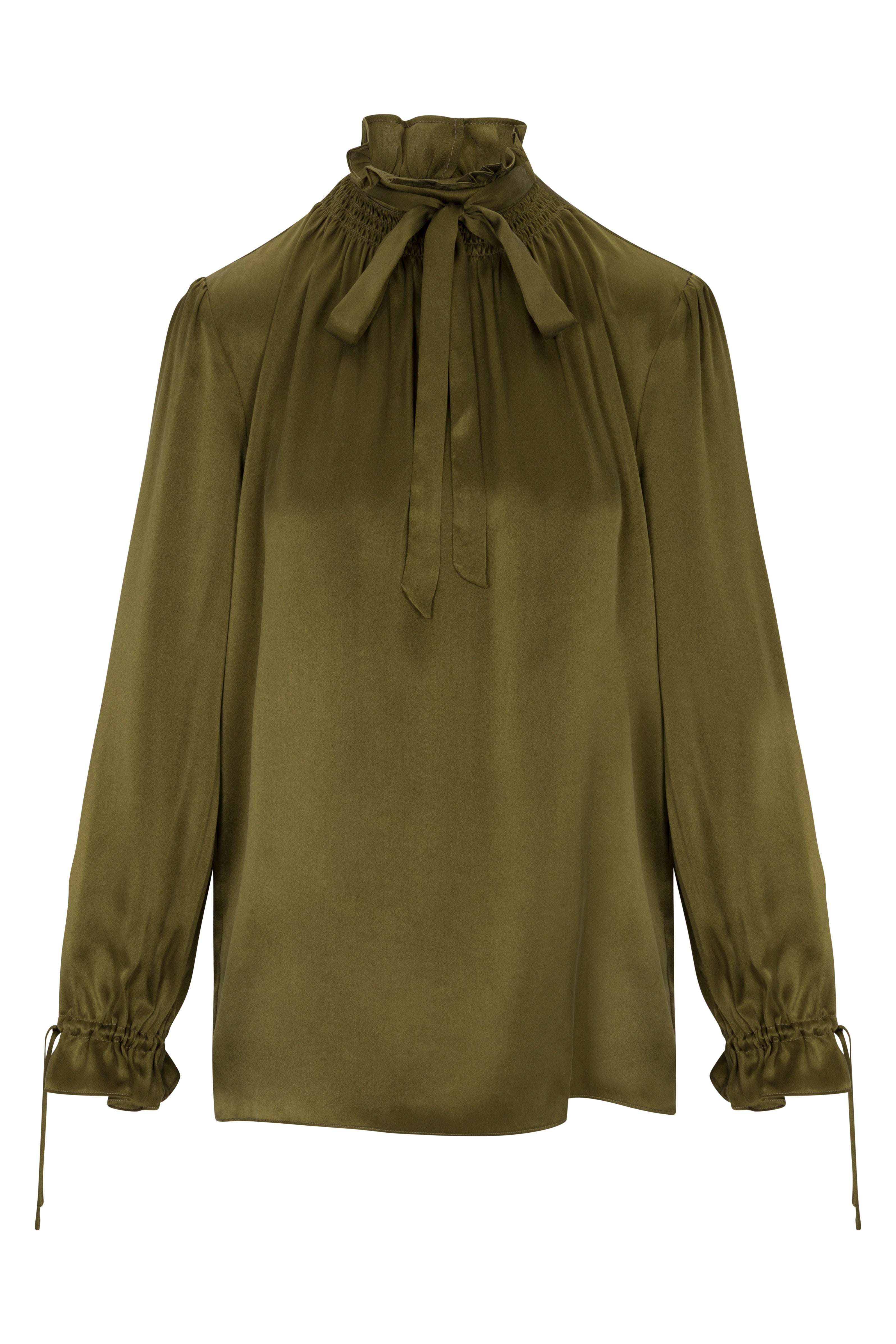 Keira Blouse - Army Green