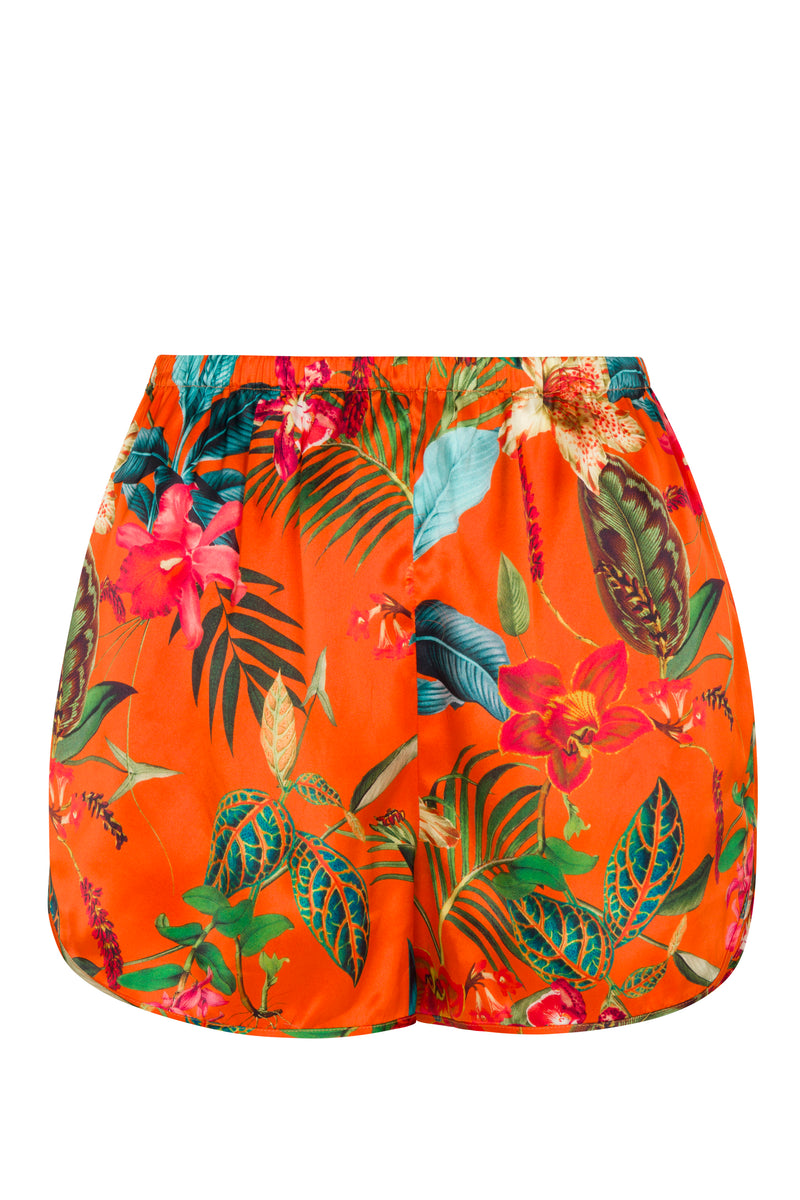 Silk Short - Orange Tropical