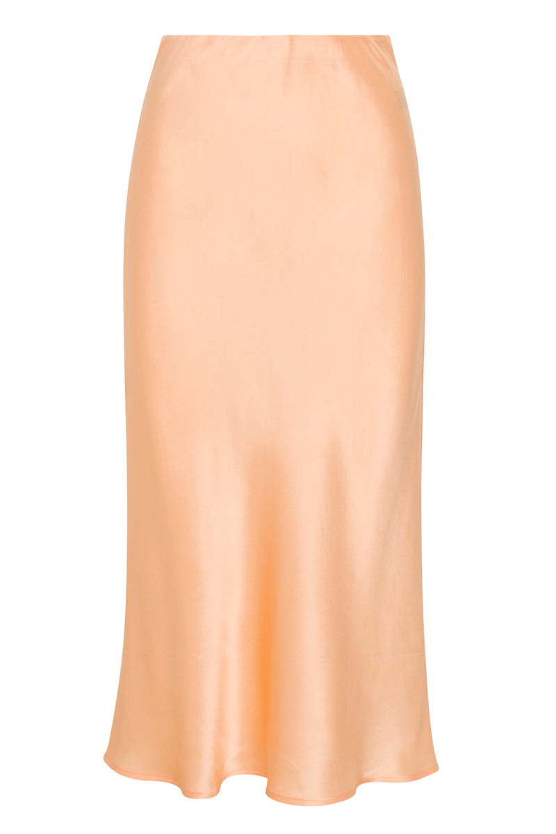 Siena Slip Skirt - Apricot