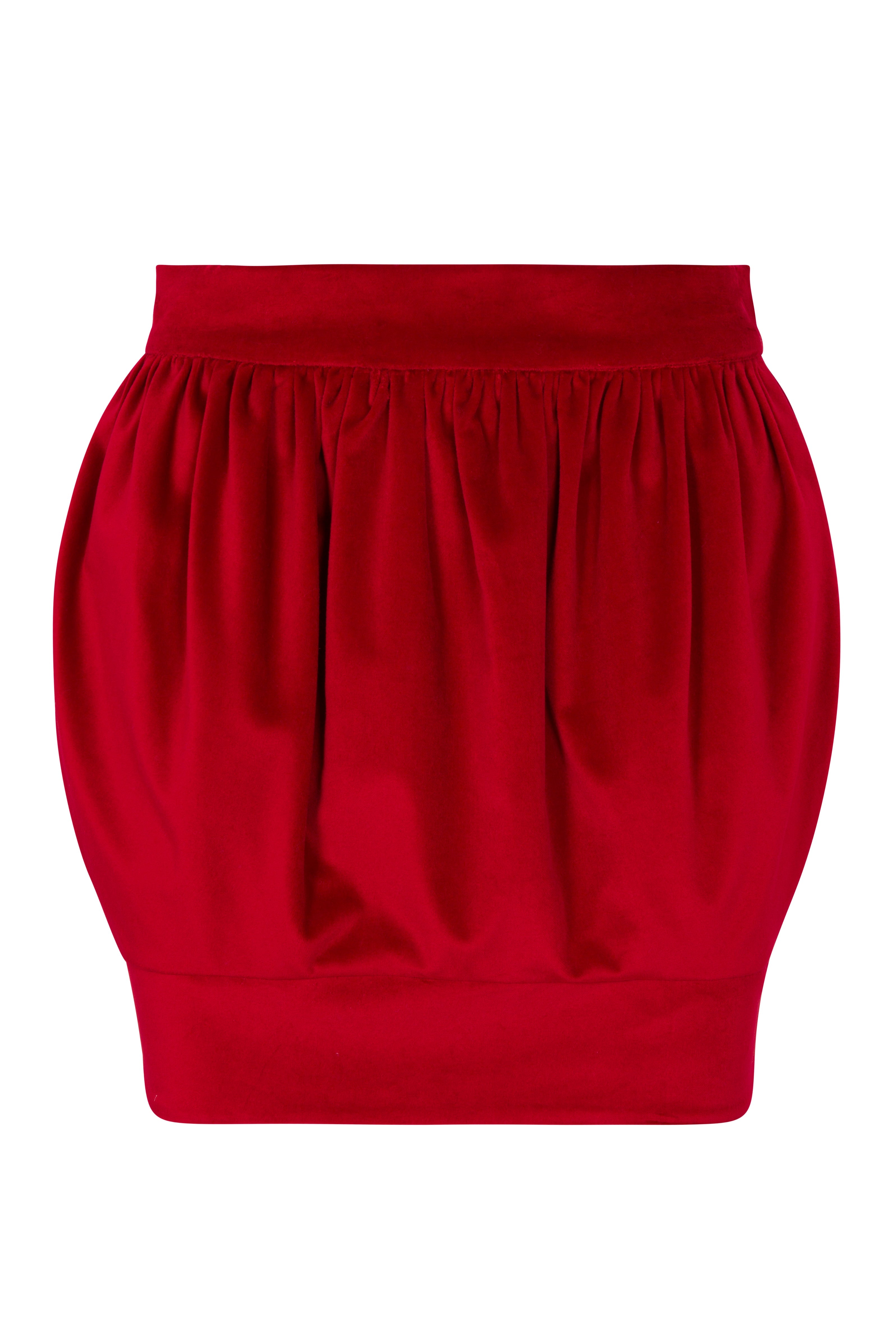 Velvet Skirt - Red