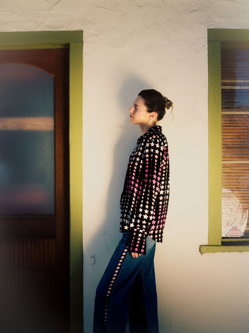 Sophie Blouse - Pink Stars