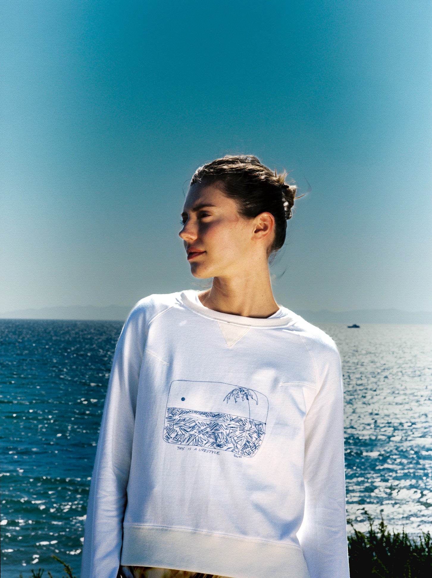 Embroidered Sweatshirt - This is a Lifestyle