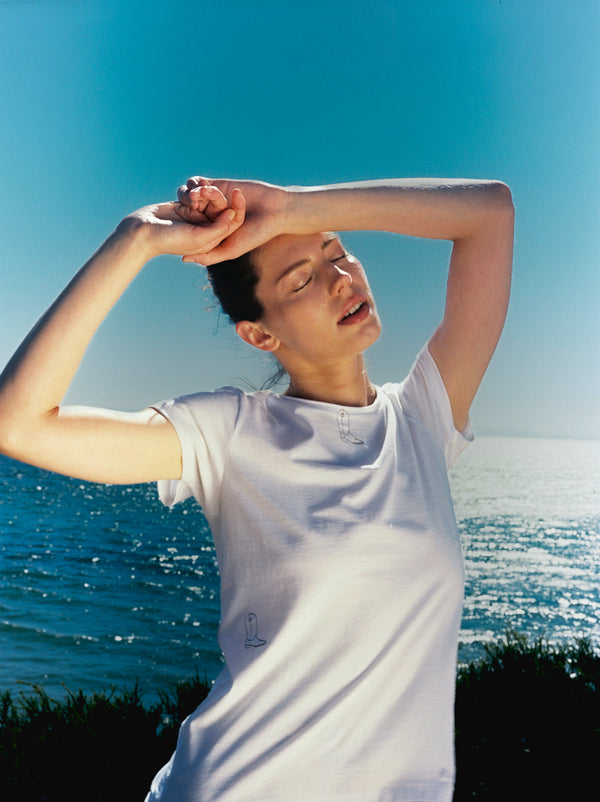 Embroidered Cotton T-Shirt - Boot