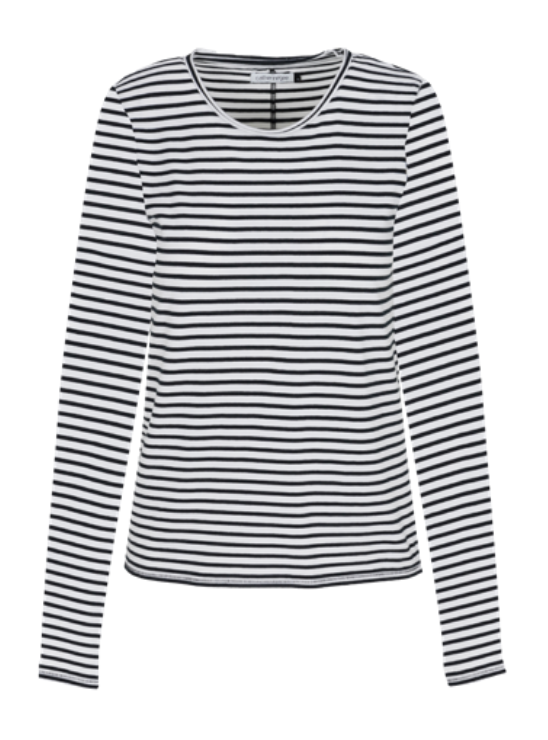 B/W Stripe T-Shirt - Long Sleeve