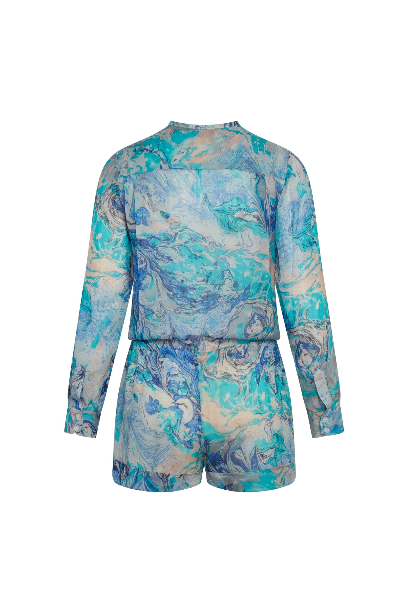 Short Jumpsuit - Cool Swirl