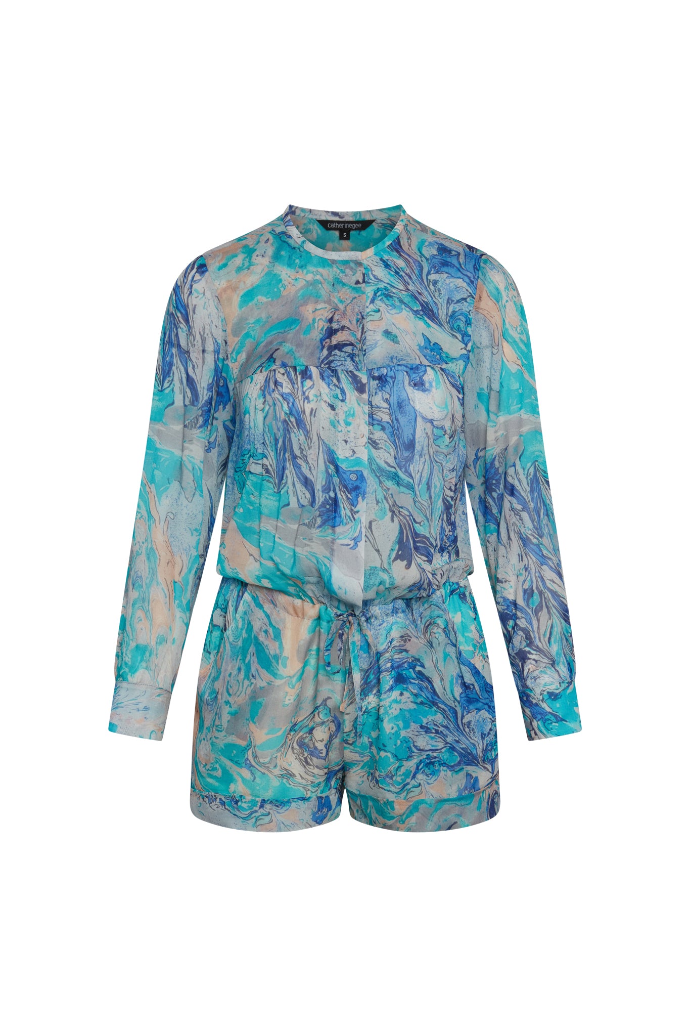 Short Jumpsuit - Cool Swirl