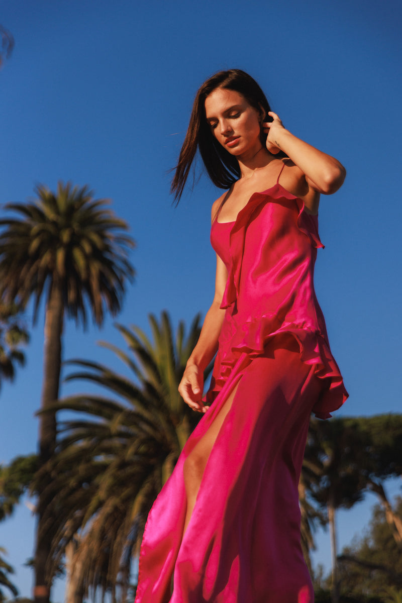 Valentina Dress - Hot Pink